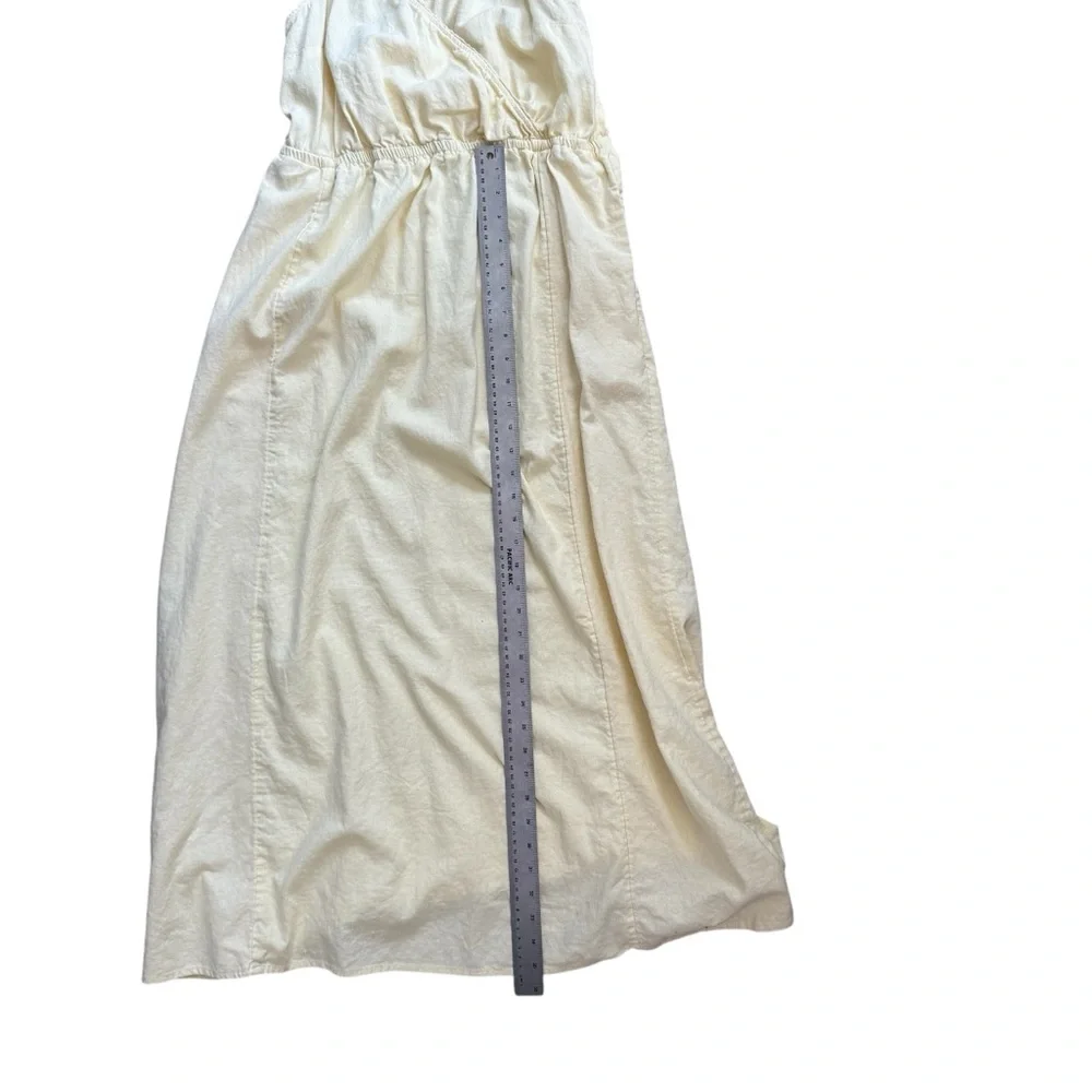Butter Yellow Universal Thread Linen Blend Maxi Dress Medium - Picture 10 of 10